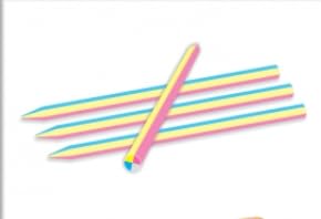 Multicolour Slate Pencil, 25 Pieces, Pack of 1