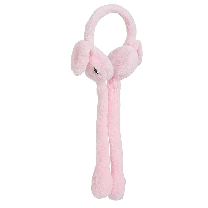Ear Muffs for Winter | Moving Rabbit Ears Cute Bunny Earmuffs for Girls, Boys, Women | Soft Warm Plush Faux Fur Ear Warmers for Cold Weather Ideal for Outdoor Activity Running, Cycling (Multi colour)