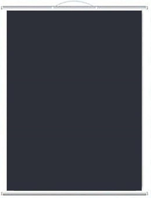 Blackboard 74x100 cm PVC Vinyl Erasable Removable Writing Board with Pipe Mount for Wall Use Home School Kitchen Office Restaurant DIY Chalk Board (PACK OF 1)