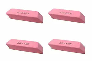 Red Color, Ink Pen Eraser School Office Stationery, Correction Supplies for Erasing Fountain Pen Ink (Pack of 4)