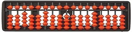 Abacus Tool for Kids, Brown, 17 Rods, Educational Mathematics Counting Skills Toy, 2-5 Years, 1 Piece