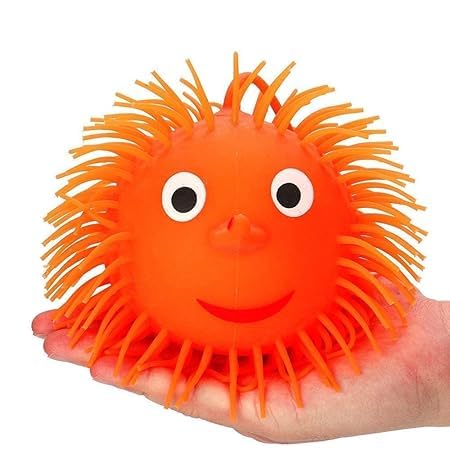 Puffer Balls Soft Squeezable Stress Squishy Toy, Pack of 2,Random Colour