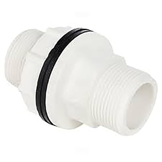UPVC Tank Nipple, SCH 80, 3.2cm (1 1/4 inch), Black, Pack of 1