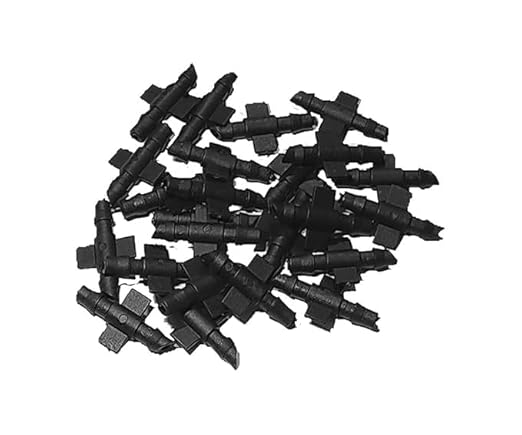 Drip Irrigation Kit, 4mm Pipe Connector Joint, Leak Proof, 100 Pieces, for Home Garden Efficient Watering