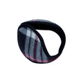 Winter Season Headwear Ear Muffs, Black, Polyester, One Size, Classic Style, Unisex, Set of 2