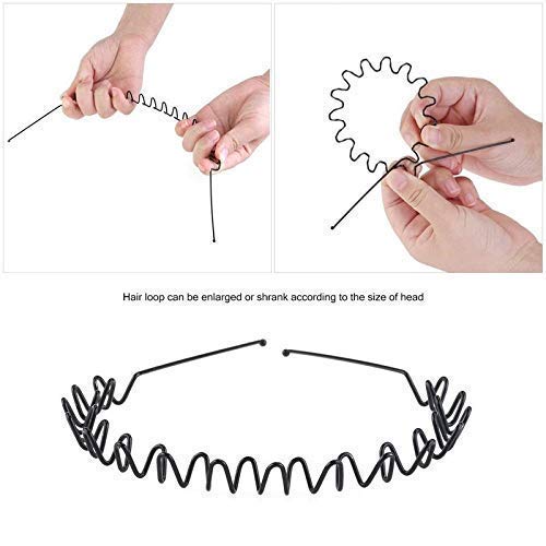 Zig Zag Hair Band For Men And Women's PACK OF 2
