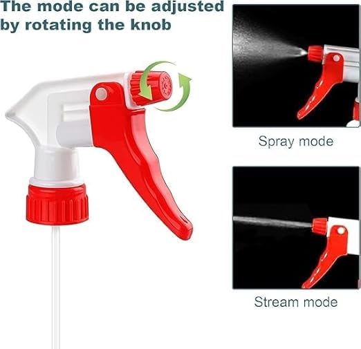 Trigger Sprayer Replacement Nozzle, Plastic Spray Bottle Head, Pack of 1