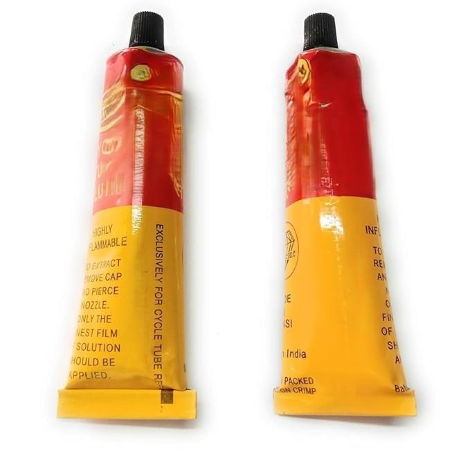 Rubber Solution for Puncture Repair, Cycle Bike Car Use, (Pack of 1).