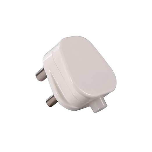 16A 3 Pin Plug Top, 240V, White, Electrical Socket Adapter( PACK OF 1)