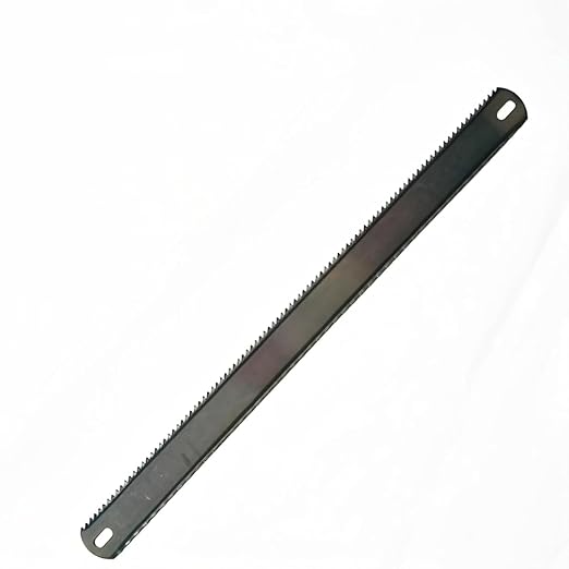 Double side Hacksaw Blades Size- 300 x 25 mm (12 X 1 inch) Durable, Precise, Long-Lasting For Clean Cuts In Metal, Wood, PVC Plastic and more, 8TPI for Wood and 24TPI (pack of 1)