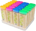 Bamboo Wooden Toothpicks, Travel Portable, Portable Bamboo Stick. (5 Boxes)