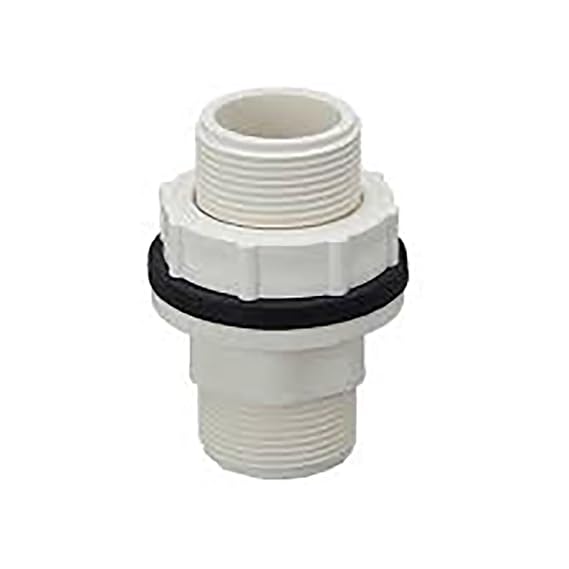 UPVC Tank Nipple, SCH 80, 3.2cm (1 1/4 inch), Black, Pack of 1