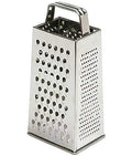 Stainless Steel Multi Purpose Slicer and Grater (Peeler, Masher, Grater, Cutter, Miller, Squeezer) for Vegetables - 4 Sided Multi Function pack of 1