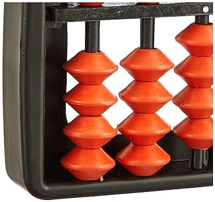 Abacus Tool for Kids, Brown, 17 Rods, Educational Mathematics Counting Skills Toy, 2-5 Years, 1 Piece