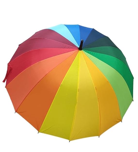 Rainbow Umbrella, Colorful pack of 1