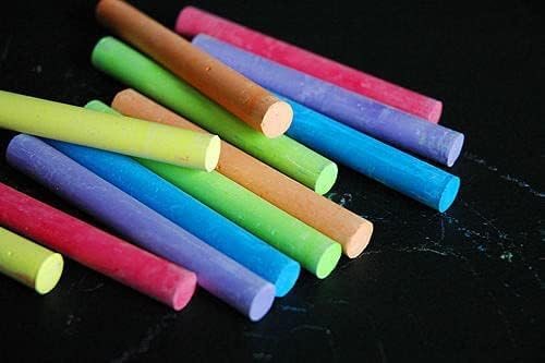 Colour Chalk Piece Box, Pack of 100 Pieces, Multicolor, for Drawing and Writing