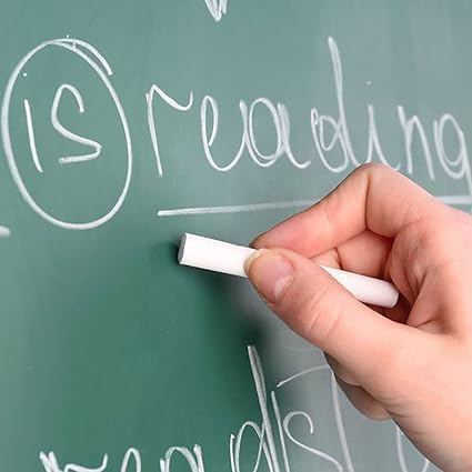 White Limestone Slate Pencils Chalk Piece, Full Size, Pack of 100 Piece