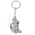 Lord Murugan Kartikeya Skanda Kumara Metal Silver Plated Decorative Gifting Key Chain