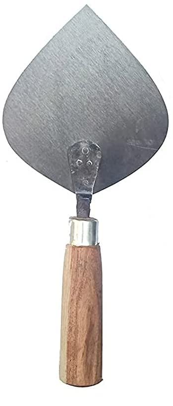 Hind Tools Karni/Kanni (Large) | Karni Tools for Plaster | Trowel Set for Cement Works | Mason Tools pack of 1