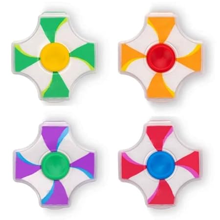 Spin Erasers, Rubber, Non Toxic Dust Free, Rectangular, White, Ink Erasing, Pack of 4