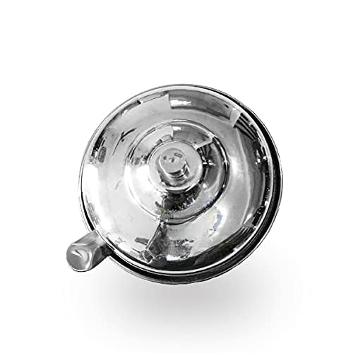 Stainless Kumkum Chimil, Silver, Pack of 1