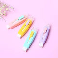 Retractable Pencil Eraser with Brush, Rubber, (Pack of 1).