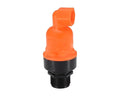 Air Release Valve, 3/4 Inch, Orange, PVC Material, 40mm Inlet and Outlet, 1 Piece.