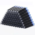 Blue Fountain Pen Ink Cartridges, 100 Pcs