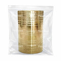 Traditional Brass Rice Measuring Cup, Gold Color, 1.0L Capacity, 400g Weight, Padi Uzhakku Nira para Changazhi for Grains and Paddy (PACK OF 1)