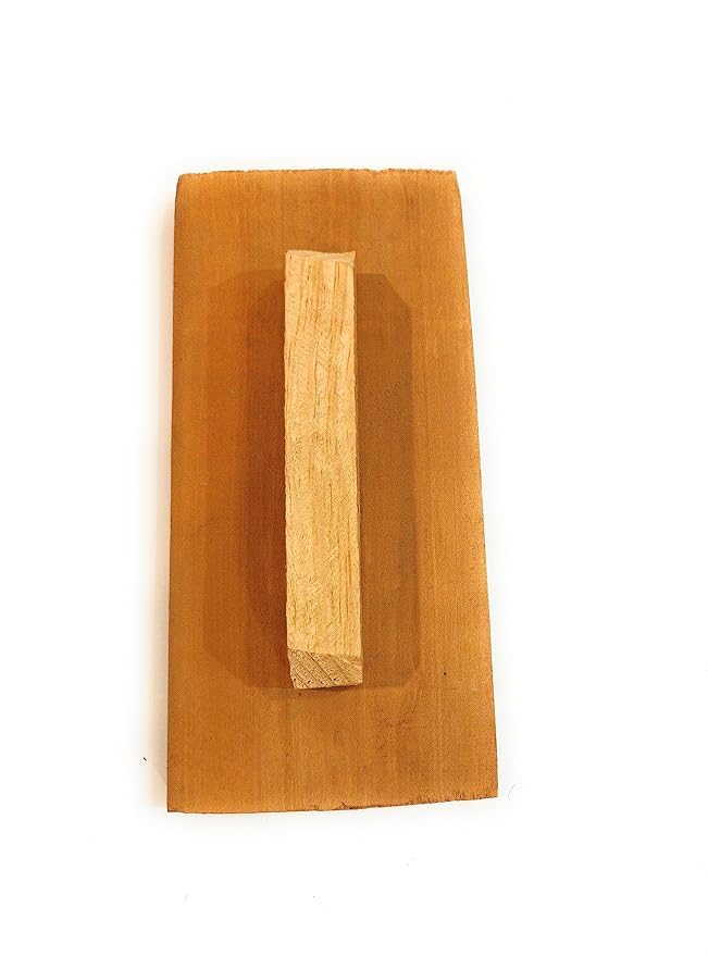 Wooden Plastering Trowel, Black, Plastic Material, Leveling Plaster, Cement Work, Pack of 1