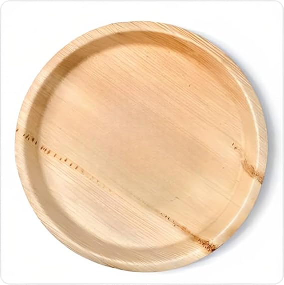 Biodegradable Areca Leaf Plates, 30.5 cm, Pack of 50