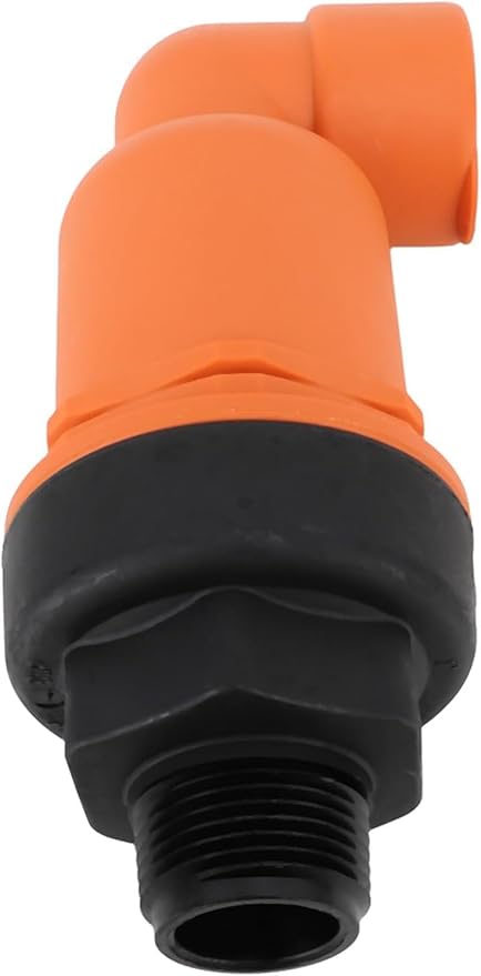 Air Release Valve, 3/4 Inch, Orange, PVC Material, 40mm Inlet and Outlet, 1 Piece.