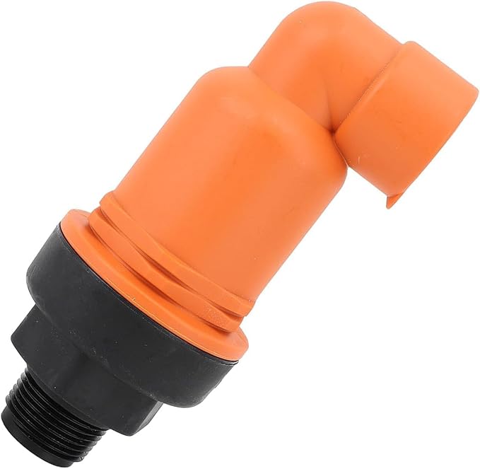 Air Release Valve, 3/4 Inch, Orange, PVC Material, 40mm Inlet and Outlet, 1 Piece.