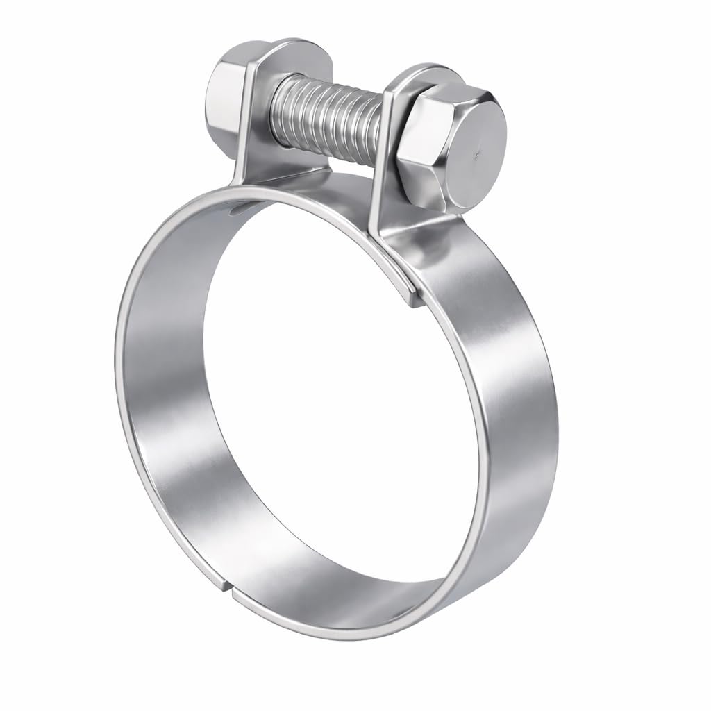 Hose Clip Heavy Duty, Corrosion Resistant, Rust Proof, Strong Hose Clamps, 2 inch, Pack of 1