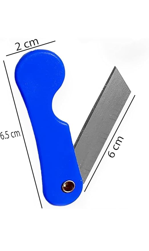 Pencil Cutter, Stainless Steel Multi Utility Tool, Small Paper Cutter, Portable Mini Knife, Art & Craft, Stationery, Pack of 2