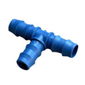 Plastic Drip Irrigation Accessories Tee Connectors (16 mm) Pipe Joint T Connectors Agro Drip Irrigation Tools (25Pcs T Connectors) PACK OF 1