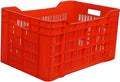 Plastic Crate Multipurpose, Vegetable and Fruit Storage Organizer for Home, Strong and Durable, 54.2 x 36 x 30 cm, Pack of 1