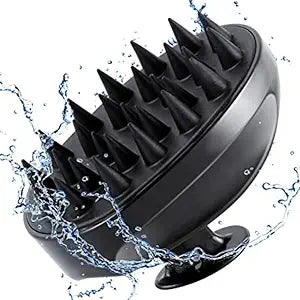 Hair Scalp Massager Shampoo Brush with Soft Silicone Bristles Kitchen for Anti Dandruff Removal Head Massager Prevents Hair loss for Men, Women (PACK OF 1)