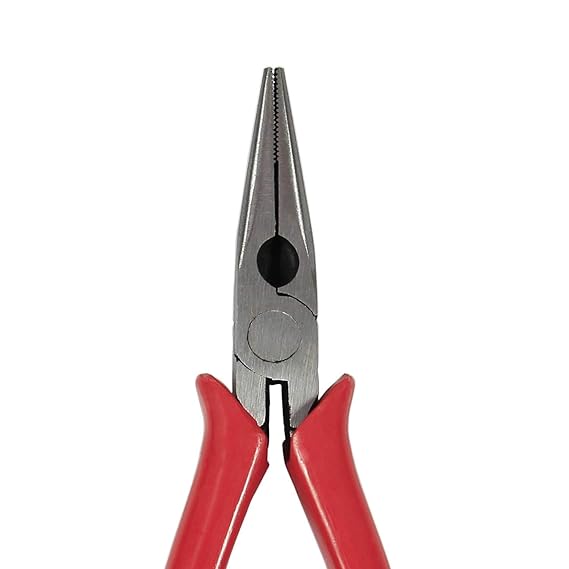 Steel Combination Plier Set, Long Nose Plier with Wire Cutter, Black and Blue, 20.3 cm, Pack of 2