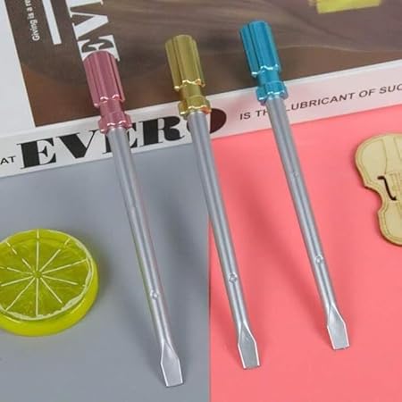 Plastic Tool Shaped Gel Pen, Screwdriver Design, Pack of 1