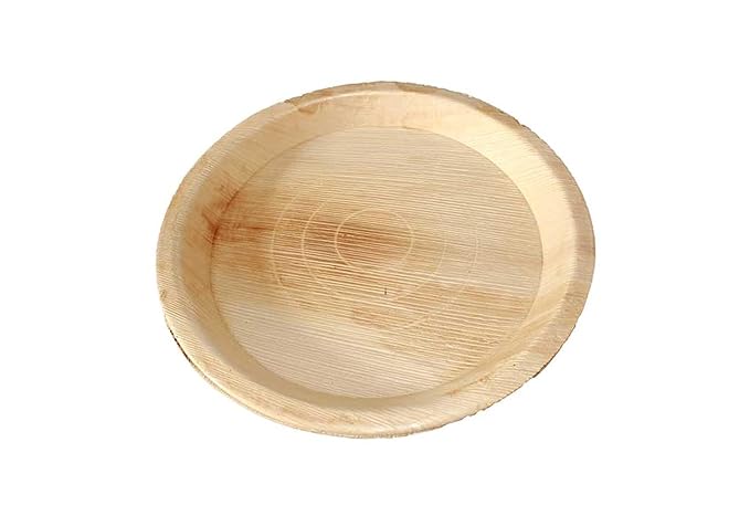 Arecanut Leaf Plates - 12" (Pack of 25)