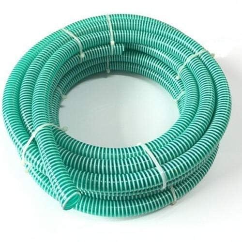 Heavy Duty PVC Suction Hose Pipe, Black, 16mm Diameter, 5 Meter, for Agriculture and Water Applications pack of 1