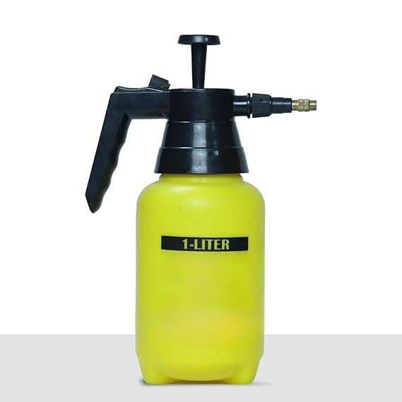 Pressure Spray Pump (Orange 1 L), Gardening Water Pump Sprayer, Plant Water Sprayer for Home Garden, Spray Bottles for Garden Plants and Lawn, Plant Watering Can pack of 1