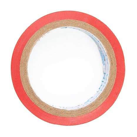 PVC Insulation Tape IT17R - Premium Electrical Tape - Red, 17mm x 6m, Weather Proof, Moisture & Fire Resistant, Excellent Elasticity, Durable, Good Grip and Strong Adhesion (Pack of 10)