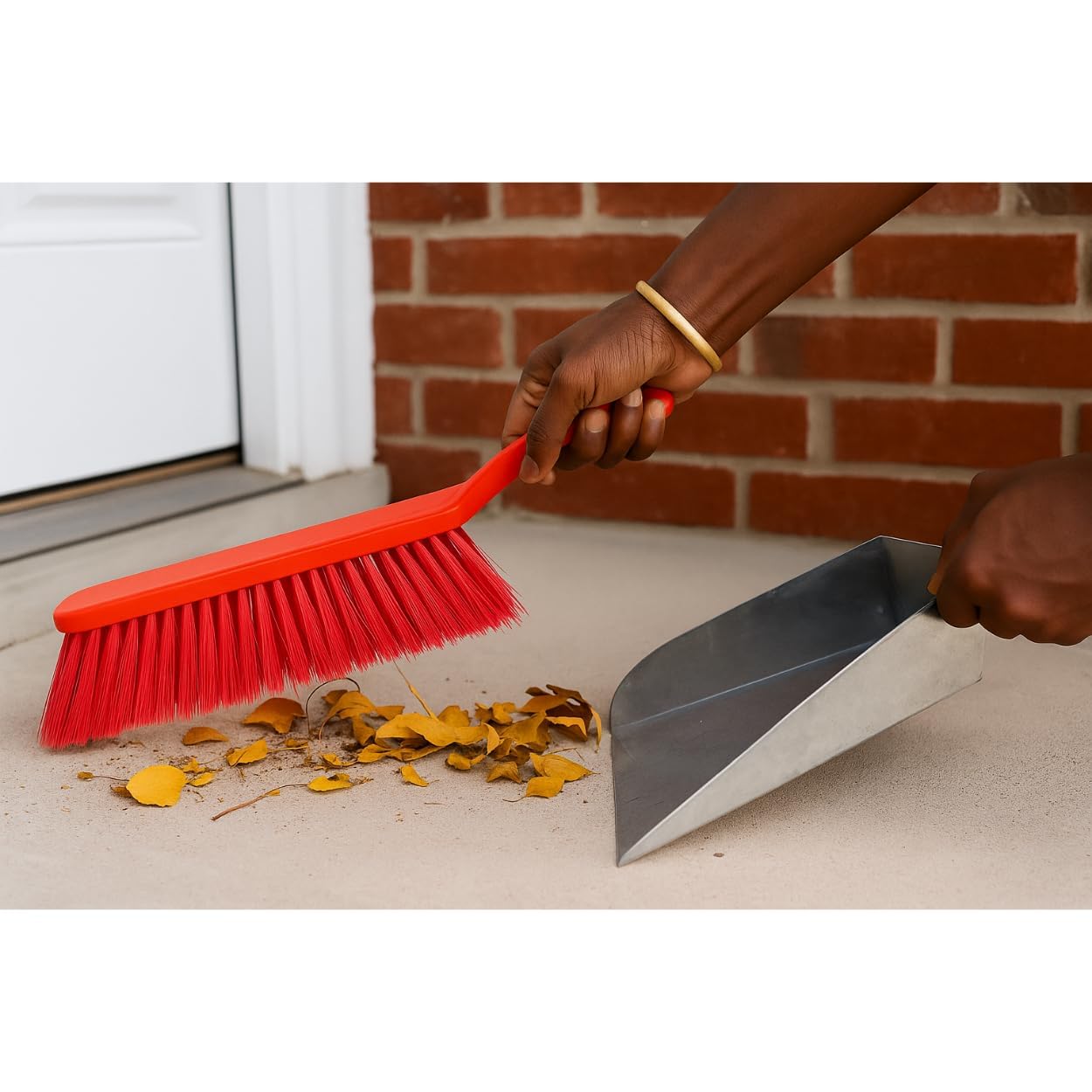 Multipurpose Dustpan, Stainless Steel, Big Size, 35x30x5 cm, Pack of 1