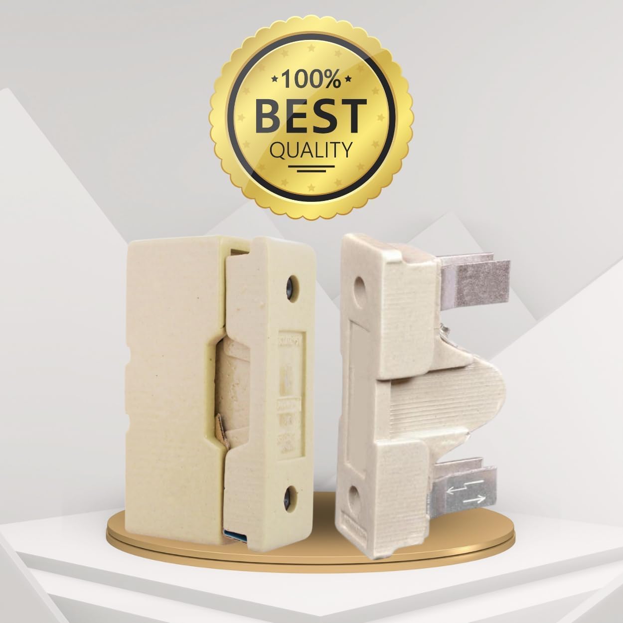 63 AMP Kitkat Fuse Porcelain Brass, Pack of 1