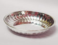 White Metal German Silver Plates, 5.5 Inches, Silver Plated for Pooja, Wedding, Housewarming, Pack of 1