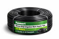 Drip Irrigation Pipe, 16mm, Black, Polyethylene, 25m Length, for Drip Irrigation