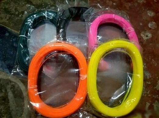 5 Color Plastic Wire Roll Set for Basket Making, Pack of 5