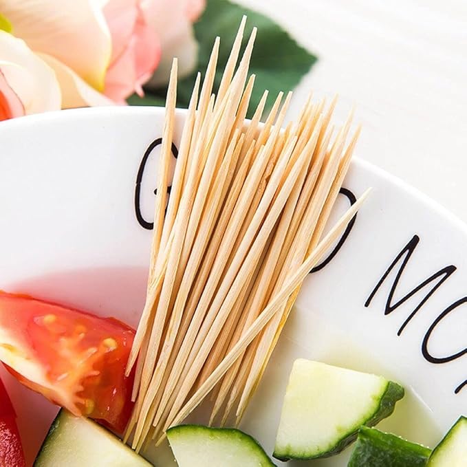 Bamboo Wooden Toothpicks, Travel Portable, Portable Bamboo Stick. (5 Boxes)
